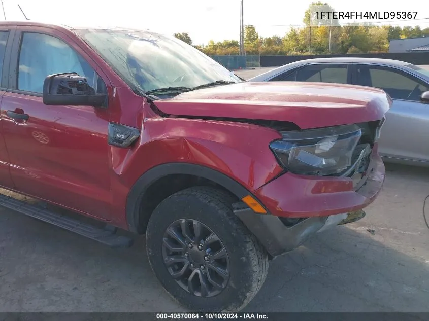 2021 Ford Ranger Xlt VIN: 1FTER4FH4MLD95367 Lot: 40570064