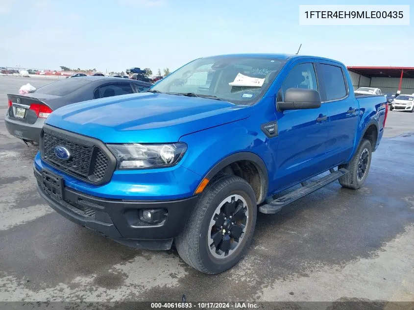 2021 Ford Ranger Xl VIN: 1FTER4EH9MLE00435 Lot: 40616893