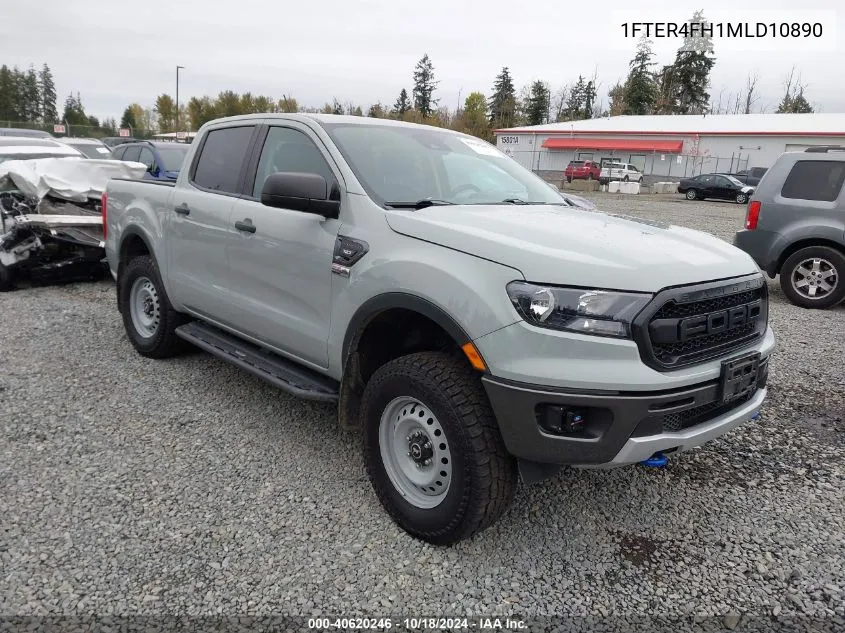 2021 Ford Ranger Xlt VIN: 1FTER4FH1MLD10890 Lot: 40620246