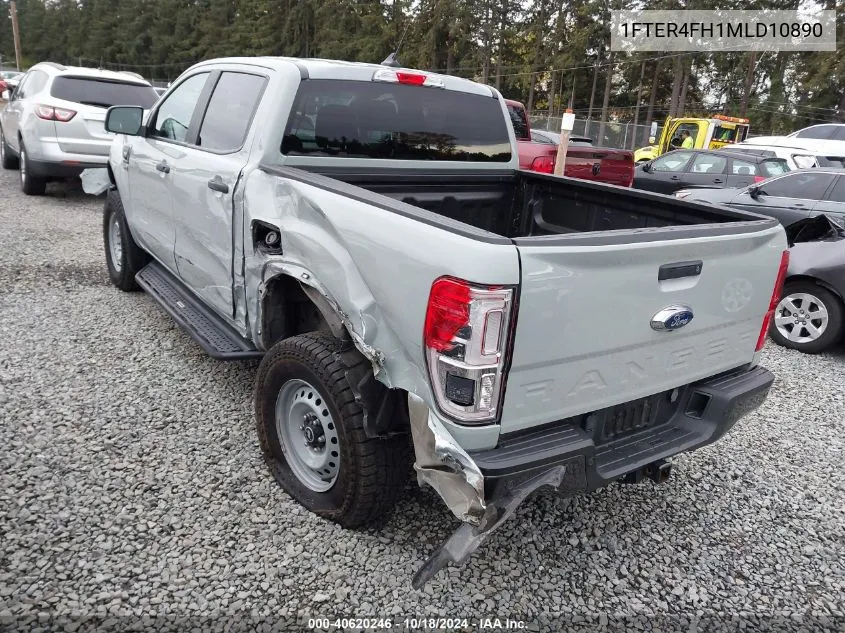 2021 Ford Ranger Xlt VIN: 1FTER4FH1MLD10890 Lot: 40620246