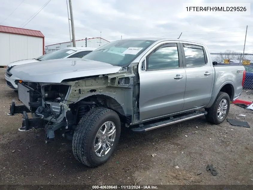 2021 Ford Ranger Xlt VIN: 1FTER4FH9MLD29526 Lot: 40639645