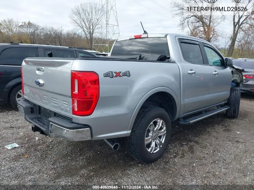 2021 Ford Ranger Xlt VIN: 1FTER4FH9MLD29526 Lot: 40639645