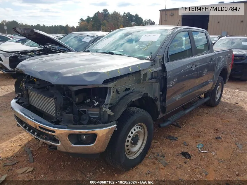 2021 Ford Ranger Xl/Xlt/Lariat VIN: 1FTER4FH7MLD07847 Lot: 40687162