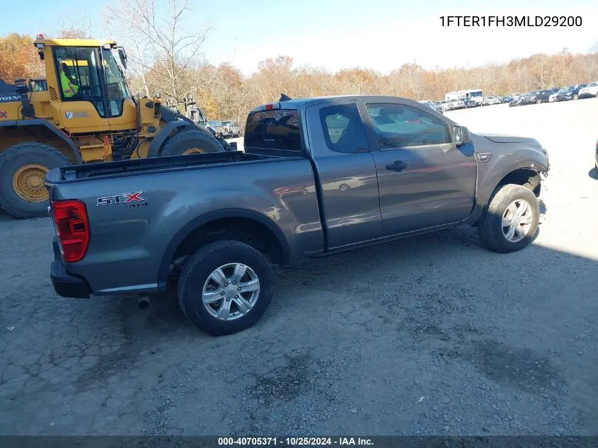 2021 Ford Ranger Xl VIN: 1FTER1FH3MLD29200 Lot: 40705371