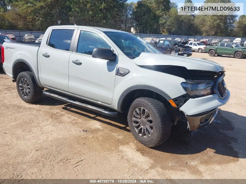 2021 Ford Ranger Xlt VIN: 1FTER4EH7MLD09633 Lot: 40705779