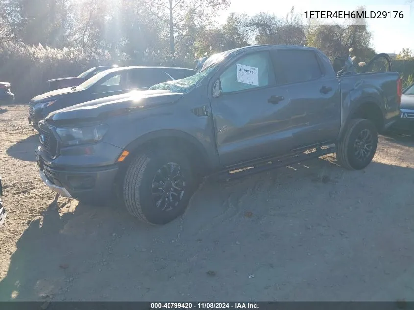 2021 Ford Ranger Xlt VIN: 1FTER4EH6MLD29176 Lot: 40799420