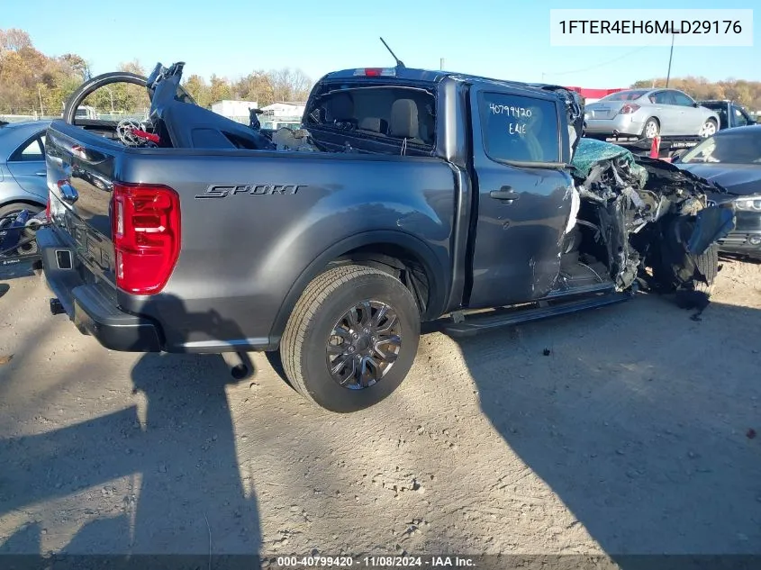 2021 Ford Ranger Xlt VIN: 1FTER4EH6MLD29176 Lot: 40799420