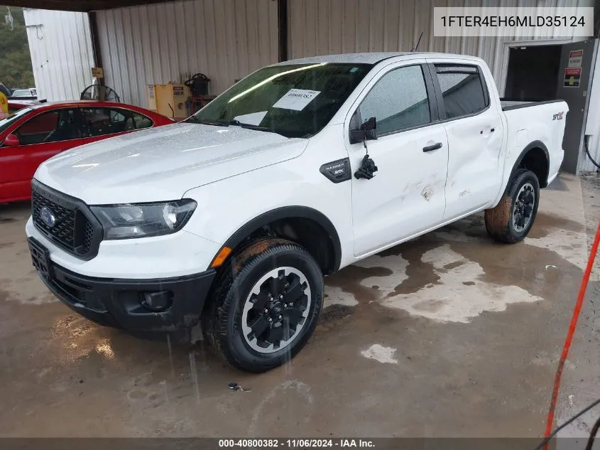 2021 Ford Ranger Xl VIN: 1FTER4EH6MLD35124 Lot: 40800382