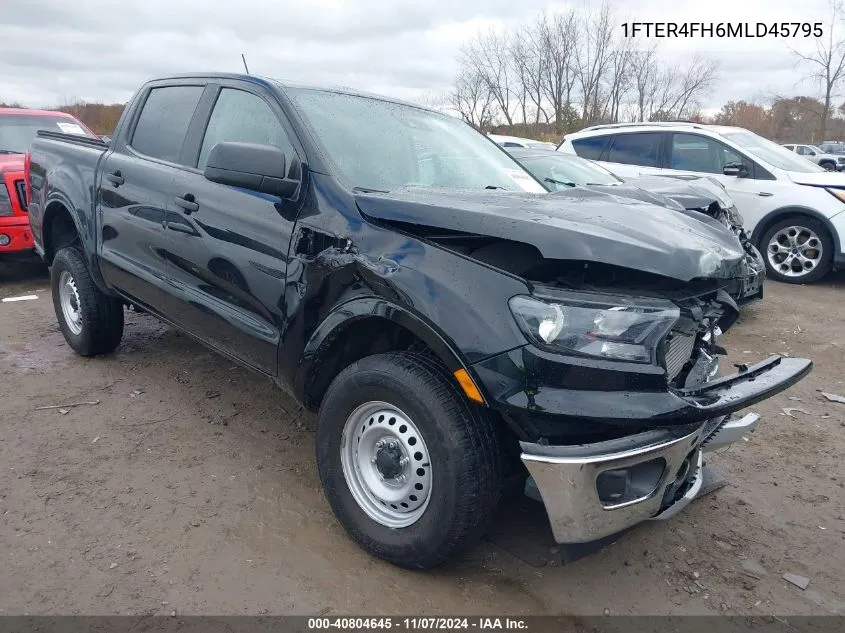 2021 Ford Ranger Xl VIN: 1FTER4FH6MLD45795 Lot: 40804645