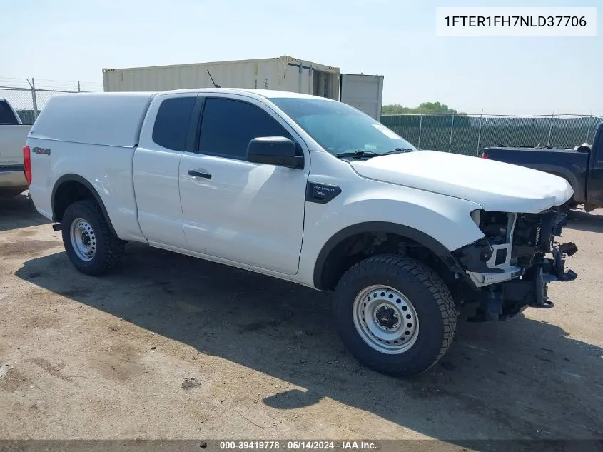 2022 Ford Ranger Xl VIN: 1FTER1FH7NLD37706 Lot: 39419778