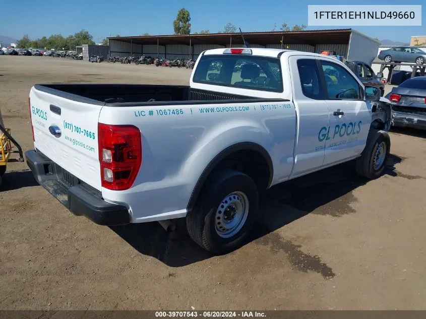 2022 Ford Ranger Xl VIN: 1FTER1EH1NLD49660 Lot: 39707543