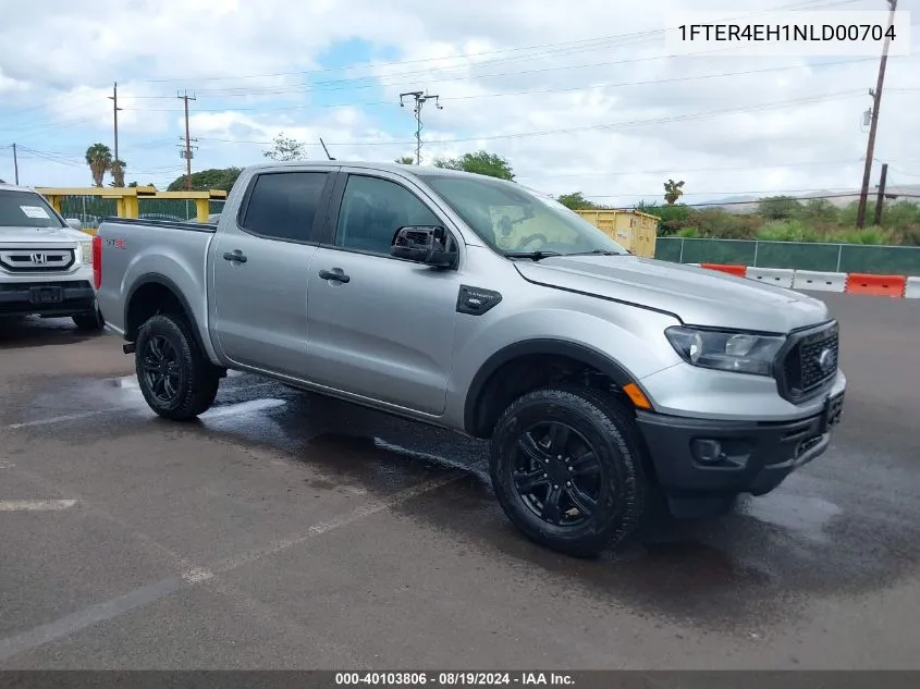 2022 Ford Ranger Xl VIN: 1FTER4EH1NLD00704 Lot: 40103806