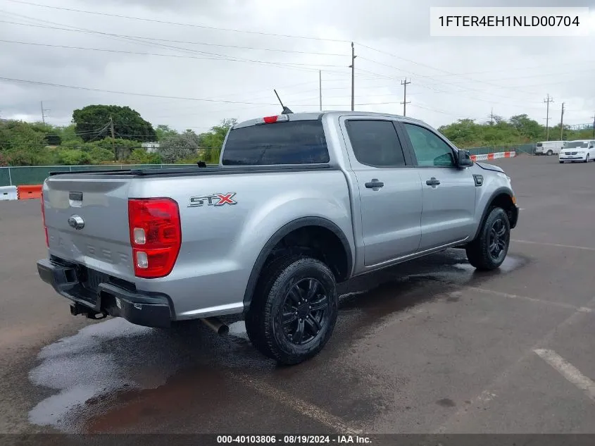 2022 Ford Ranger Xl VIN: 1FTER4EH1NLD00704 Lot: 40103806