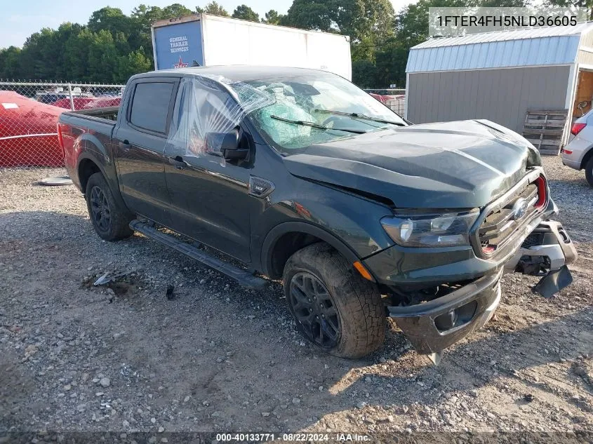 2022 Ford Ranger Xlt VIN: 1FTER4FH5NLD36605 Lot: 40133771