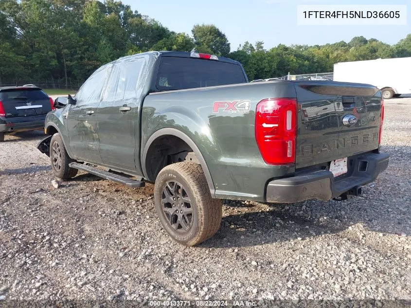 2022 Ford Ranger Xlt VIN: 1FTER4FH5NLD36605 Lot: 40133771