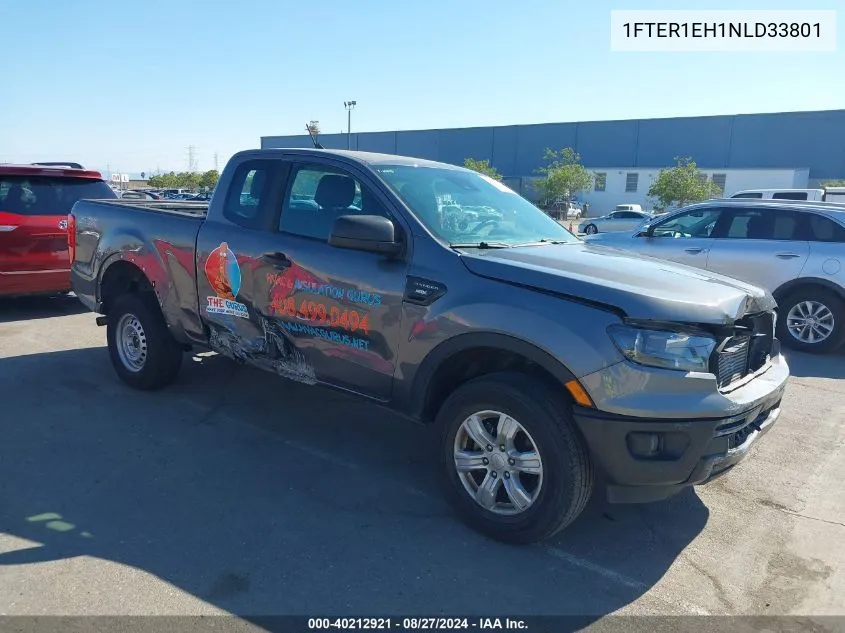 2022 Ford Ranger Xl VIN: 1FTER1EH1NLD33801 Lot: 40212921