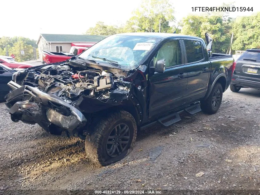 2022 Ford Ranger Xlt VIN: 1FTER4FHXNLD15944 Lot: 40224129