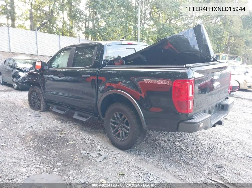 2022 Ford Ranger Xlt VIN: 1FTER4FHXNLD15944 Lot: 40224129