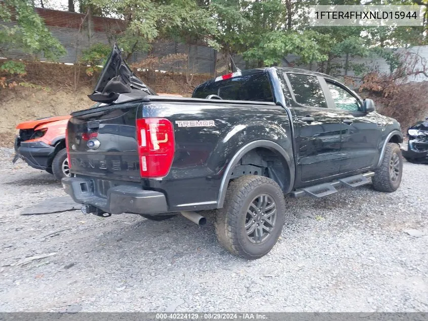 2022 Ford Ranger Xlt VIN: 1FTER4FHXNLD15944 Lot: 40224129