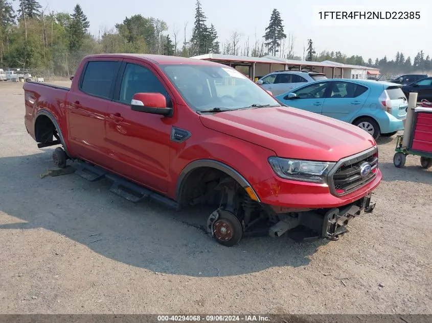 1FTER4FH2NLD22385 2022 Ford Ranger Lariat