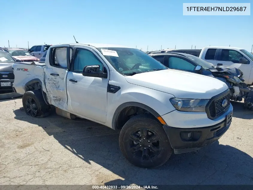 2022 Ford Ranger Xl/Xlt/Lariat VIN: 1FTER4EH7NLD29687 Lot: 40432833