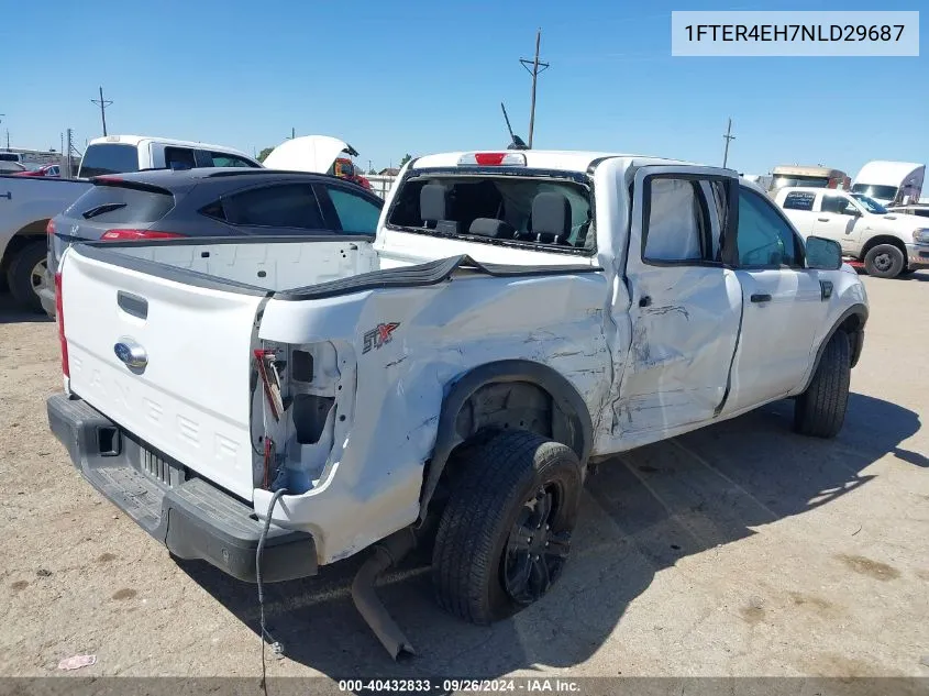 2022 Ford Ranger Xl/Xlt/Lariat VIN: 1FTER4EH7NLD29687 Lot: 40432833