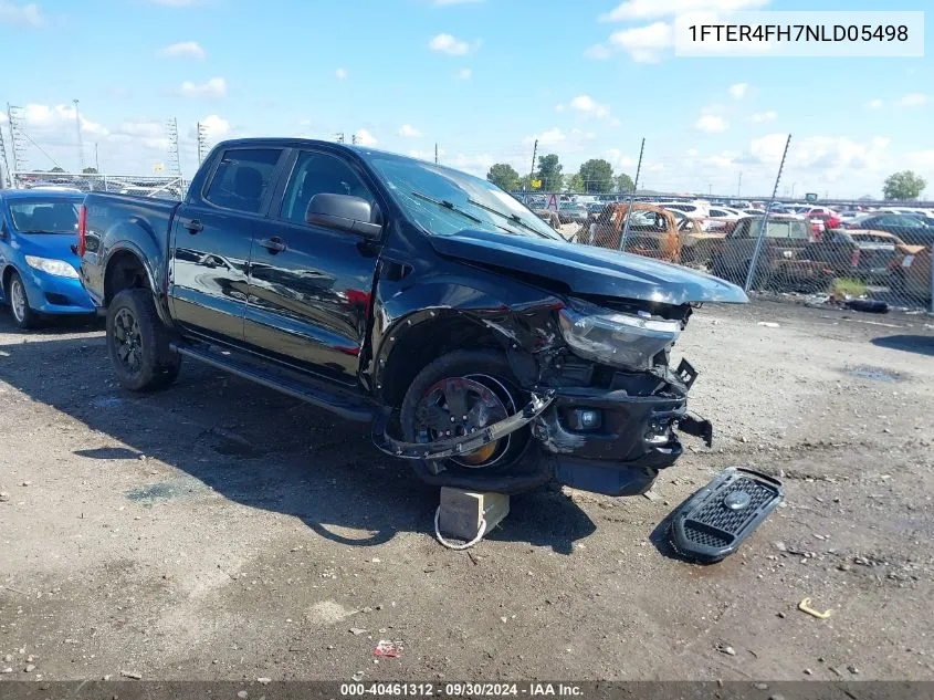 2022 Ford Ranger Xlt VIN: 1FTER4FH7NLD05498 Lot: 40461312