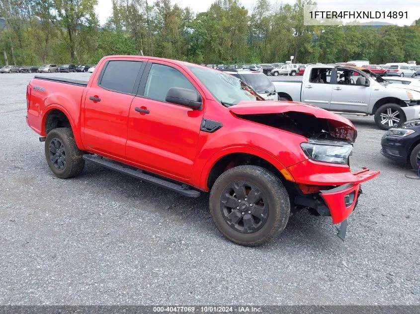 2022 Ford Ranger Xlt VIN: 1FTER4FHXNLD14891 Lot: 40477069