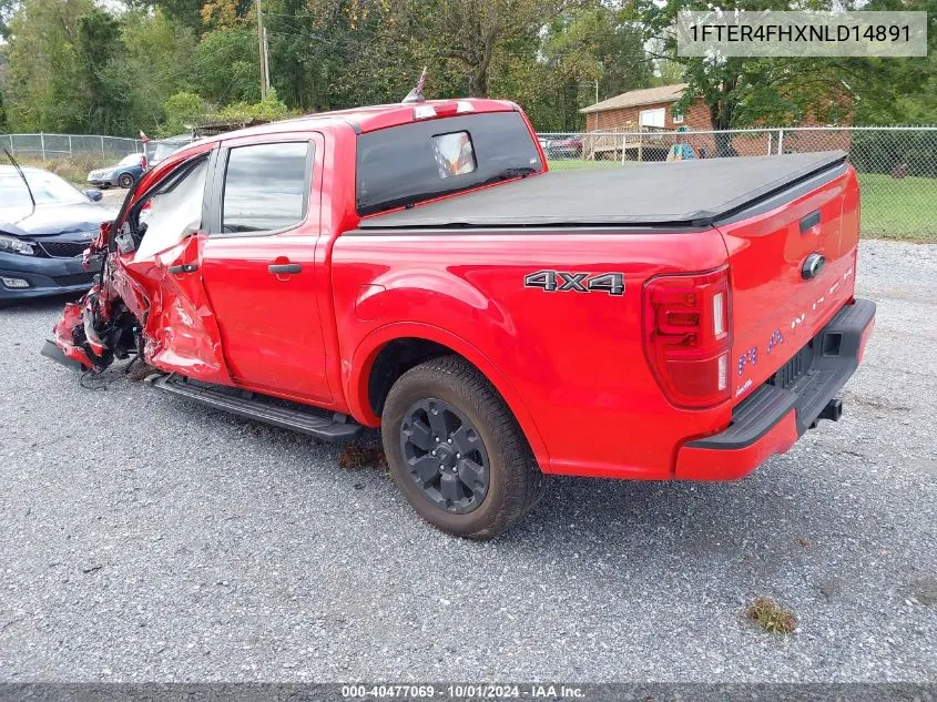 2022 Ford Ranger Xlt VIN: 1FTER4FHXNLD14891 Lot: 40477069