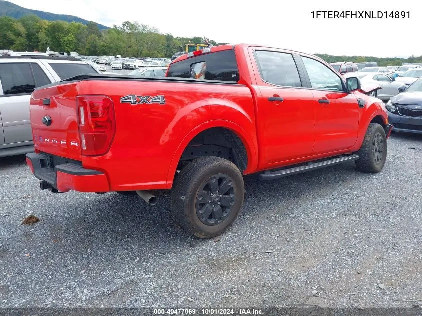 2022 Ford Ranger Xlt VIN: 1FTER4FHXNLD14891 Lot: 40477069