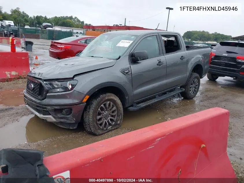 2022 Ford Ranger Xlt VIN: 1FTER4FHXNLD45946 Lot: 40497898