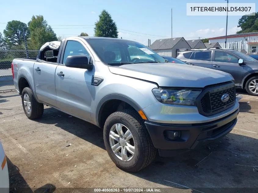 2022 Ford Ranger Xl VIN: 1FTER4EH8NLD54307 Lot: 40505263