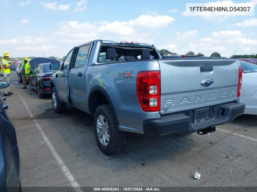 2022 Ford Ranger Xl VIN: 1FTER4EH8NLD54307 Lot: 40505263