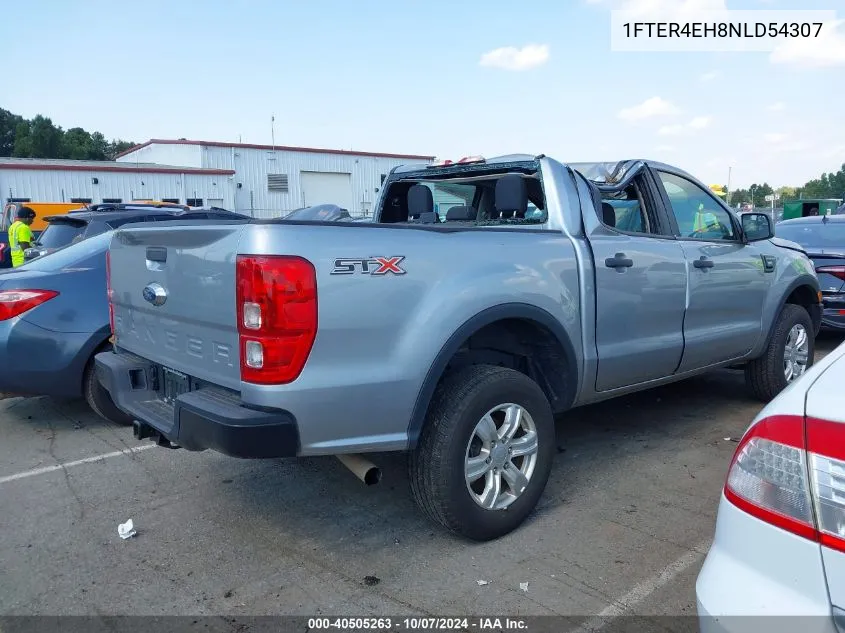 2022 Ford Ranger Xl VIN: 1FTER4EH8NLD54307 Lot: 40505263