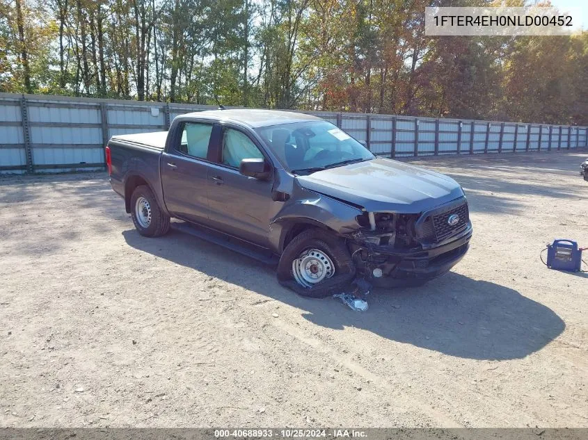 2022 Ford Ranger Xl VIN: 1FTER4EH0NLD00452 Lot: 40688933