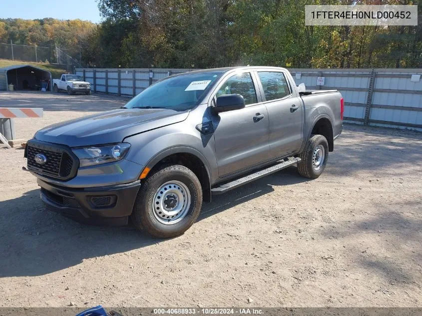 2022 Ford Ranger Xl VIN: 1FTER4EH0NLD00452 Lot: 40688933