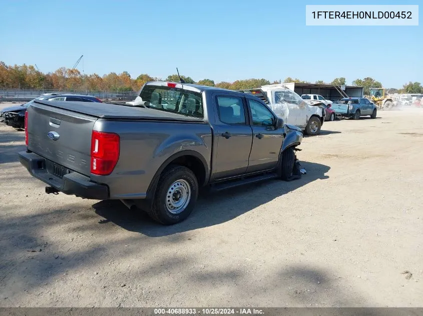 2022 Ford Ranger Xl VIN: 1FTER4EH0NLD00452 Lot: 40688933