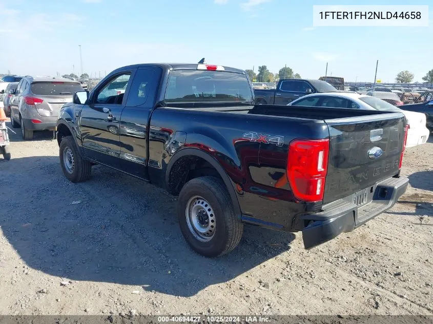 2022 Ford Ranger Xl VIN: 1FTER1FH2NLD44658 Lot: 40694427