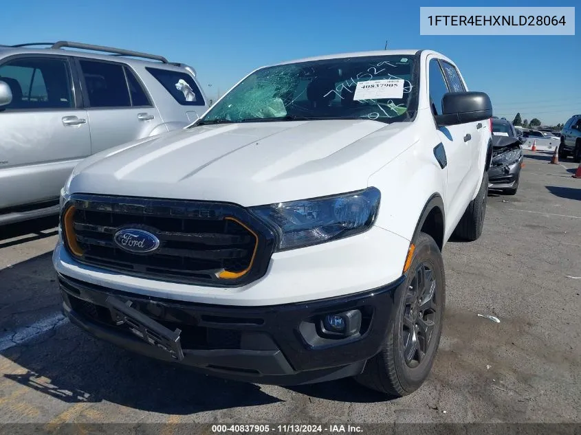 2022 Ford Ranger Xlt VIN: 1FTER4EHXNLD28064 Lot: 40837905