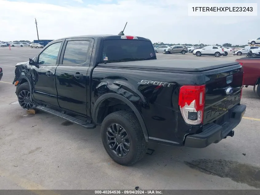 2023 Ford Ranger Xlt VIN: 1FTER4EHXPLE23243 Lot: 40264536