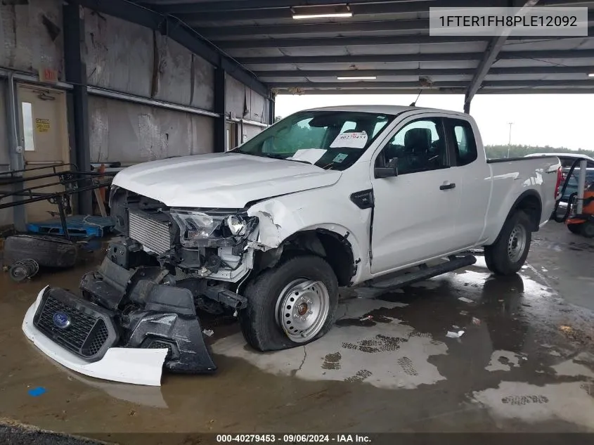 2023 Ford Ranger Xl VIN: 1FTER1FH8PLE12092 Lot: 40279453