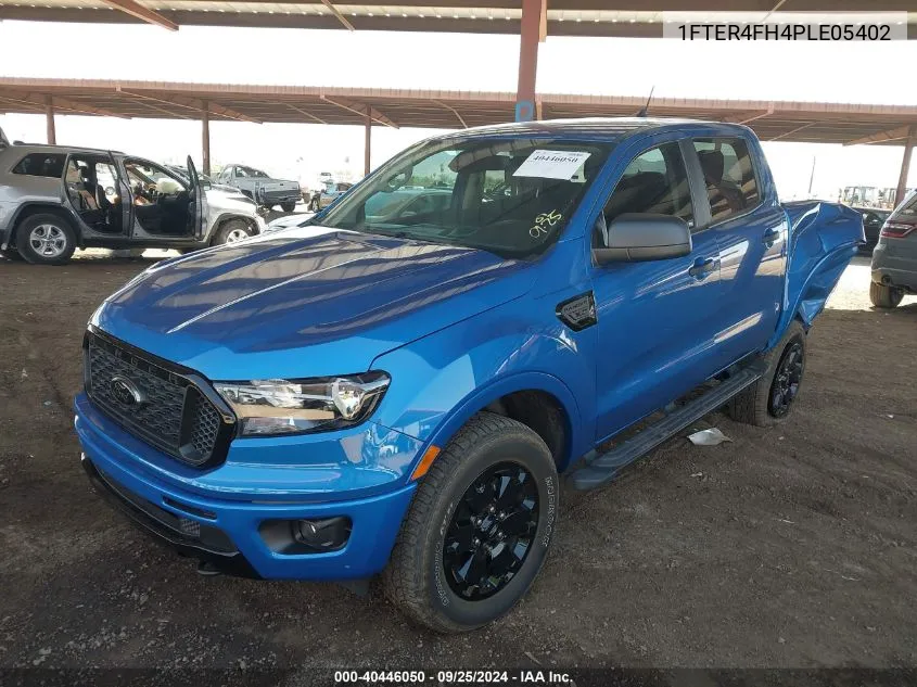 2023 Ford Ranger Xlt VIN: 1FTER4FH4PLE05402 Lot: 40446050