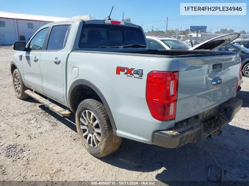 2023 Ford Ranger Lariat VIN: 1FTER4FH2PLE34946 Lot: 40500710