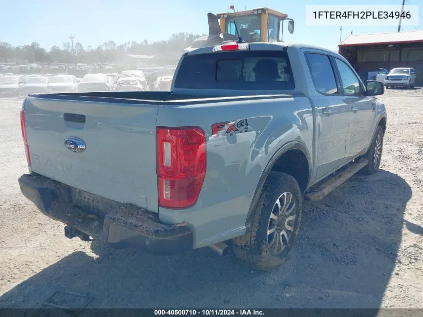 2023 Ford Ranger Lariat VIN: 1FTER4FH2PLE34946 Lot: 40500710