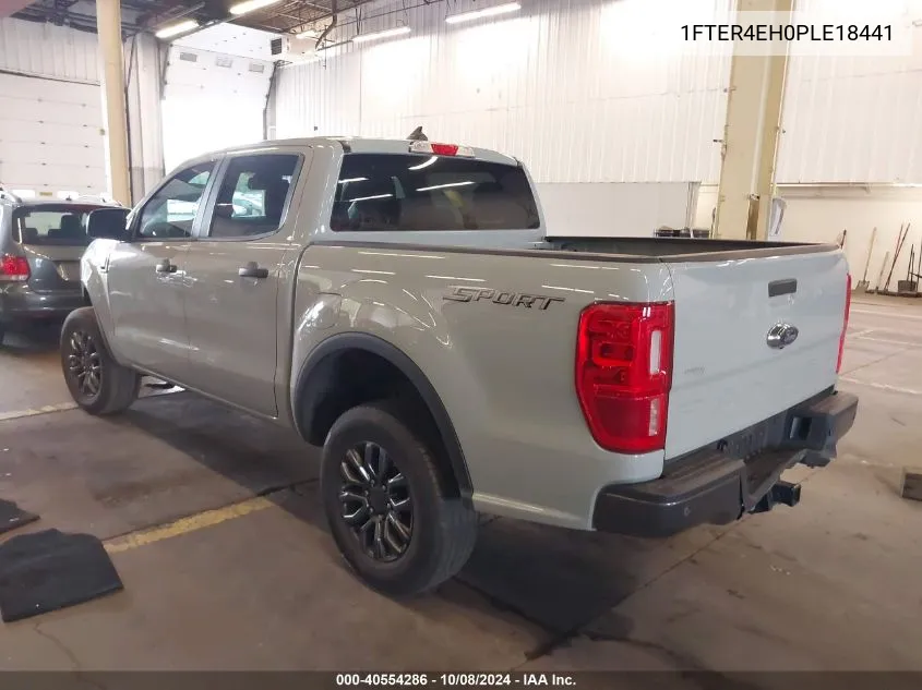 2023 Ford Ranger Xlt VIN: 1FTER4EH0PLE18441 Lot: 40554286