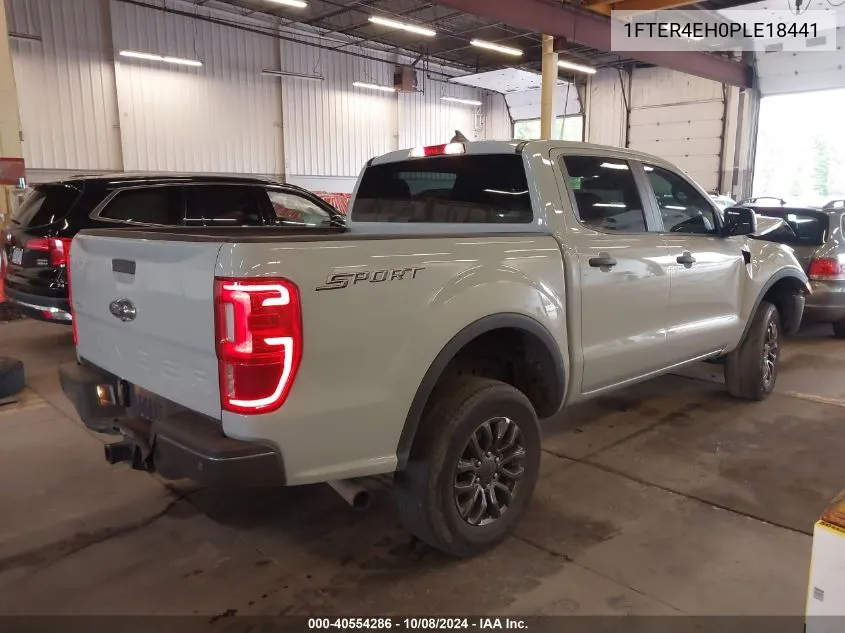 2023 Ford Ranger Xlt VIN: 1FTER4EH0PLE18441 Lot: 40554286