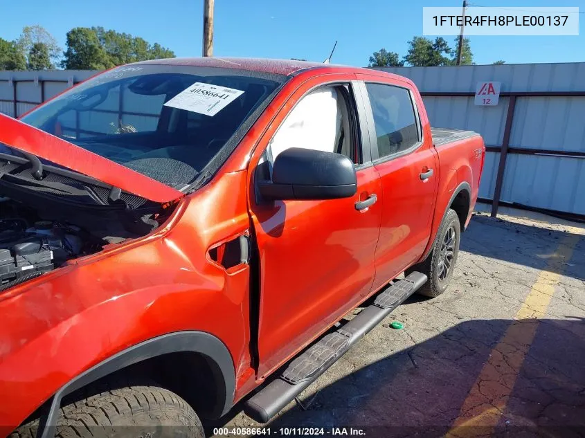 2023 Ford Ranger Xlt VIN: 1FTER4FH8PLE00137 Lot: 40586641