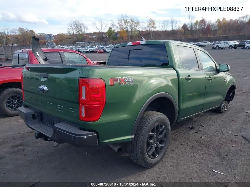 2023 Ford Ranger Lariat VIN: 1FTER4FHXPLE08837 Lot: 40728918