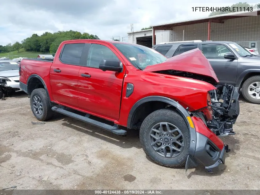 2024 Ford Ranger Xlt VIN: 1FTER4HH3RLE11143 Lot: 40124438