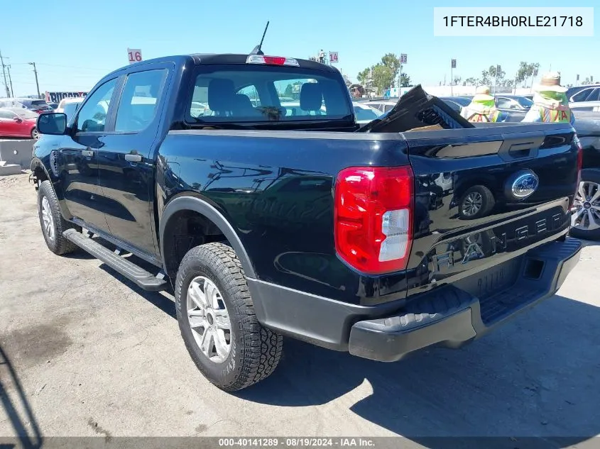 2024 Ford Ranger Xl VIN: 1FTER4BH0RLE21718 Lot: 40141289